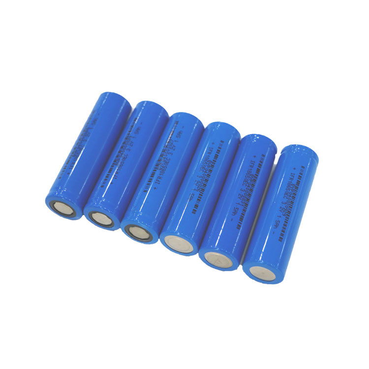 LiFePo4 18650 Lithiumfosfaatbatterijpakket 3.2V 1.1Ah 1.5Ah 1.8Ah